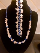 Komplet biżuterii z naturalnych kamieni 