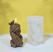 NOWORODEK Z BUTELKĄ forma silikonowa 8.5*5.5 do Świec Wosku Mydełka Odlewów