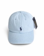 Czapka z daszkiem Polo Ralph Lauren błękitna nowa z metką