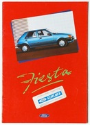 Folder prospekt reklamowy Ford Fiesta