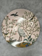Talerz z motywem ptaka ozdobny
