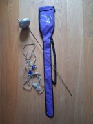 Szpada długa, kable oraz pokrowiec