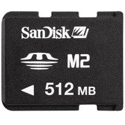 NOWA KARTA PAMIĘCI MEMORY STICK MICRO M2 SANDISK 512MB ORYGINAŁ !!