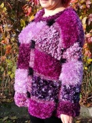 Sweter ręcznie robiony