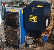 Piec  19kw. Na węgiel, drewno, podajnik C.O.