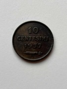 San Marino 10 centesimi 1937