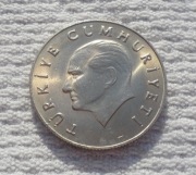Turcja Republika Mustafa Kemal Atatürk TRL 50 lir lirasi 1984 KM# 966 Stan!