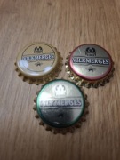 Zestaw kapsli od piwa dziewicze Łomża export