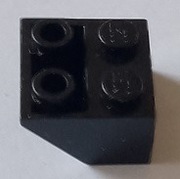 LEGO 3660 Czarny stok, odwrócony 45 2 x 2 6575 