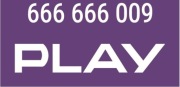 PLATYNOWY NUMER 666 666 009 PLAY