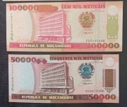 BANKNOTY MOZAMBIK 1993 -UNS