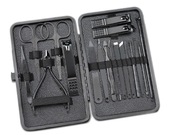 18 częściowy duży zestaw do manicure i pedicure w 