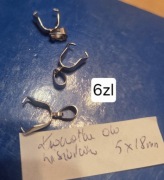 Krawatki do zawieszek duże uchwyty do kamieni kaboszonów baza do biżuterii