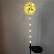 Lampka solarne led czosnek barwa biała ciepła 