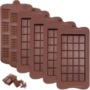 6 sztuk silikonowych foremek do czekolady