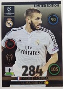 PANINI UEFA CHAMPIONS LEAGUE 2014-2015 KARIM BENZEMA LIMITED EDITION