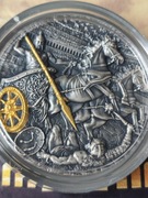 Chariot Rydwan 2 oz 5$ Niue 2019
