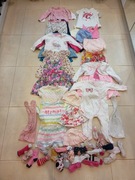 Mega paka dziewczynka 66 sztuk r. 80