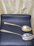 Wiekowe Łyżki Kolekcjonerskie Platerowane