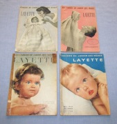 Cahiers du Jardin des Modes Layette 1956/59 Katalogi o ubrankach dla dzieci