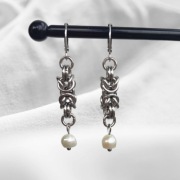 Ręcznie wykonane kolczyki w stylu gothic medieval witchy steampunk fantasy