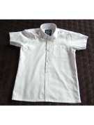 koszula biała galowa r. 122 krótki rękaw Cool Club 