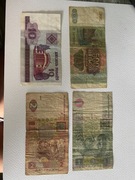 STARE  banknoty  Ruble i Hrywny 1993 -2005 