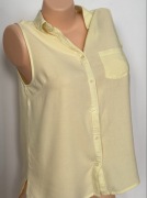 Żółta koszula bez rękawów Cropp