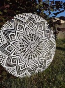 Mandala łapacz snów obraz na ścianę do salonu