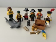 Lego Pirates minifigurki piraci rekin skarb