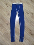 JANUS niebieskie męskie getry termo 100% wełna merino _ XS