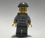 LEGO CITY FIGURKA POLICE ZŁODZIEJ,WIĘZIEŃ cty0201