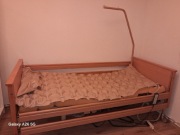 ŁÓŻKO  REHABILITACYJNE, ELEKTRYCZNE BA PILOTA + MATERAC PRZECIWODLEZYNOWY