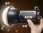 Lampa LED ZU80 80W COB, 2800-7500K, 1-100%, do foto i wideo, 400gr., Nowa !