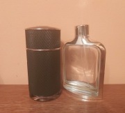 Aukcja kolekcjonerska. 2szt. Butelki po perfumach Jaguar, Dunhill. 100ml.