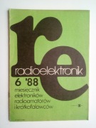 Radioelektronik miesięcznik 6/88  (spis treści na zdjęciu)