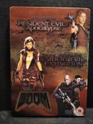 DVD Resident Evil x 2 + Doom Wersja Angielska 