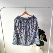 Spódniczka kolorowa 42 xl gumka w pasie z wiskozy spódnica 