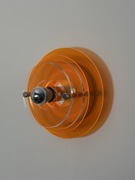 Lampa na ścianę pomarańczowa bauhaus mid centaury vintage retro lata 70