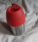 Trixie; metalowy bidon dla psa z miską; duży- 400ml 