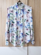 koszula, rozm S, oversize, kwiaty, wzorzysta, elegancka, modna