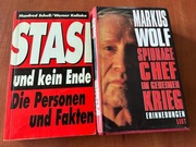Zestaw 2 niemieckich książek o STASI NRD