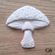 Bajkowy duży grzyb pełna detali kolorowanka antystresowa 3D z gipsu 