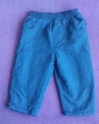 Zimowe ciemnoniebieskie spodenki na polarze r.80