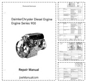 Mercedes OM 904 906 LA Diesel Engine Repair Manual Instrukcja naprawcza 