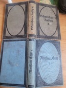 Stare książki filozoficzne Reclam Leipzig – Schopenhauer i Rousseau 
