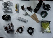 Zestaw do tatuażu / TURANIUM IronWorkhouse RedPik / maszynka zasilacz 