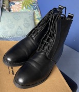 Botki czarne skórzane r. 38 Diverse