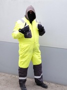 ocieplany zimowy kombinezon roboczy wanass r.68  3XL  XXXL odblaski  80408