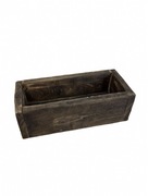 Donica Ogrodowa Drewniana - Rustykalna, Palona